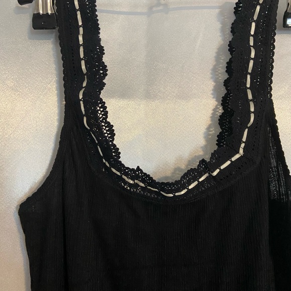 Free People Intimately Black Ribbed Top - Picture 5 of 8